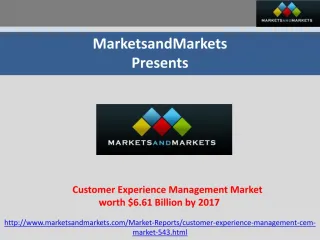 Customer Experience Management market - slide 1