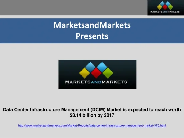 Data Center Infrastructure Management (DCIM) Market is expe