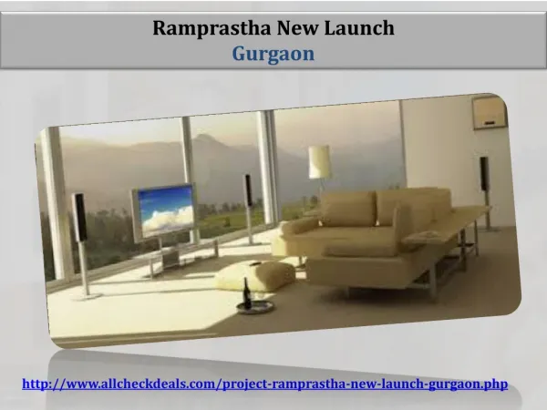 Ramprastha New Launch In Gurgaon