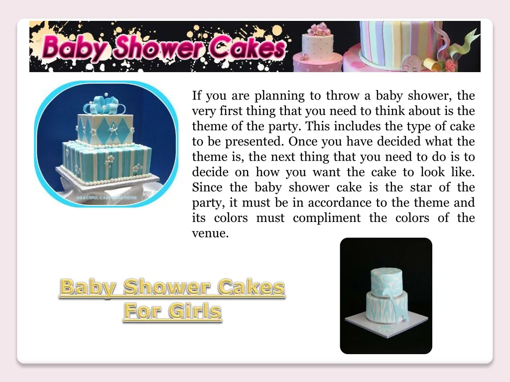 if you are planning to throw a baby shower