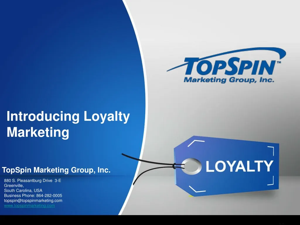 introducing loyalty marketing
