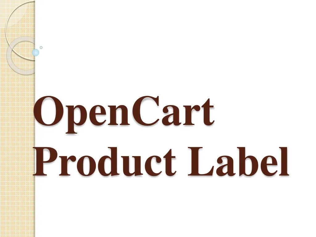 opencart product label