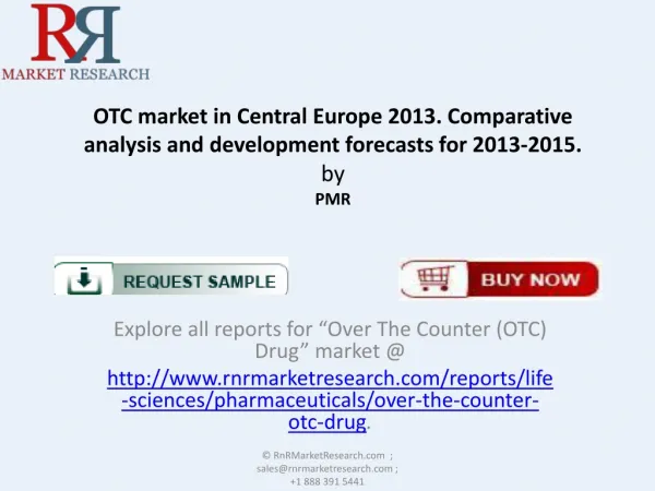 2013-2015: Central Europe Market for OTC