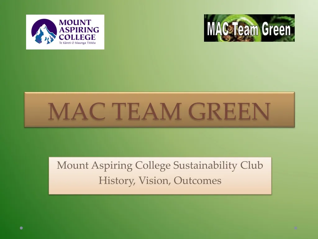 mac team green