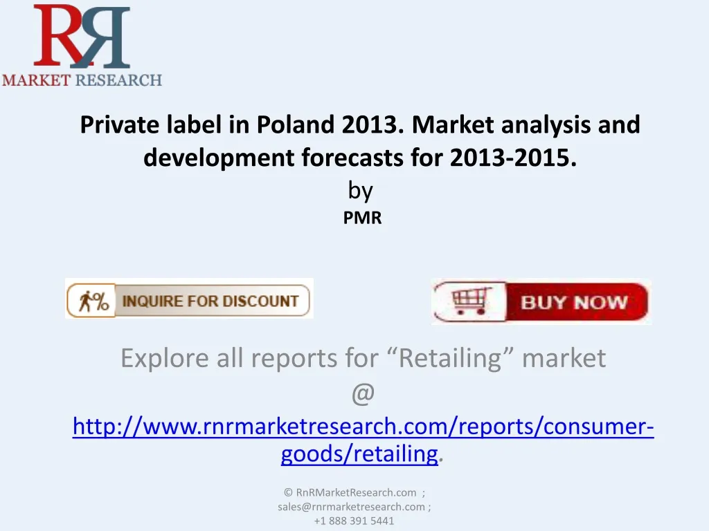 private label in poland 2013 market analysis and development forecasts for 2013 2015 by pmr