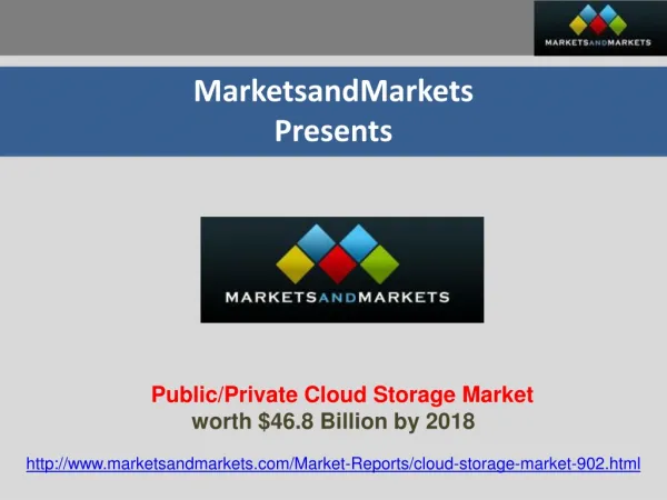 Public/Private Cloud Storage Market Report