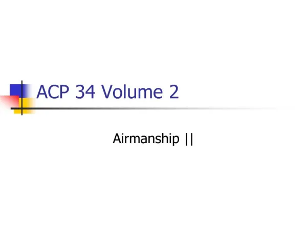 acp 34 volume 2