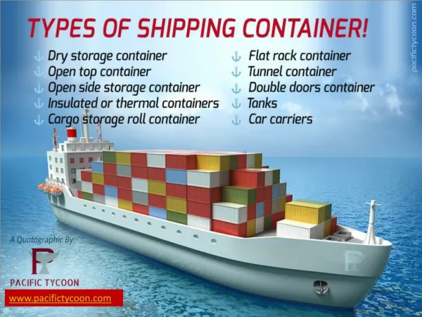 A quotographic on Shipping Container
