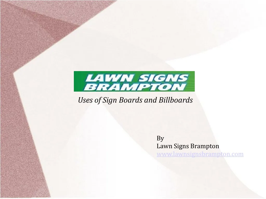 uses of sign boards and billboards