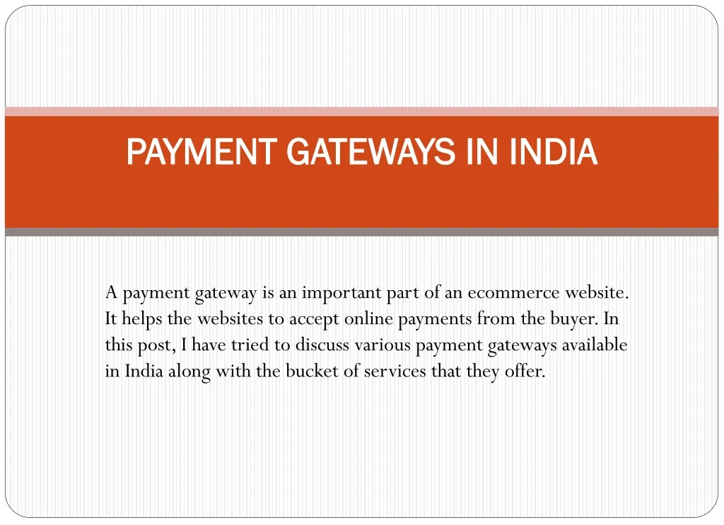 payment gateways in india