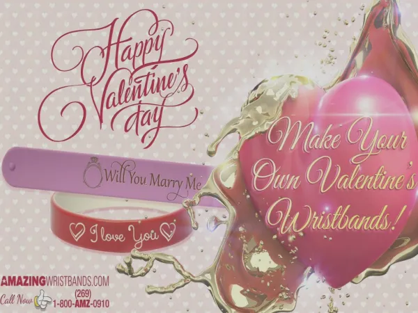 Valentine's Day Special Wristbands 2014