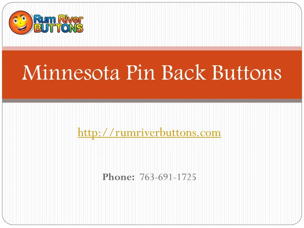 minnesota pin back buttons