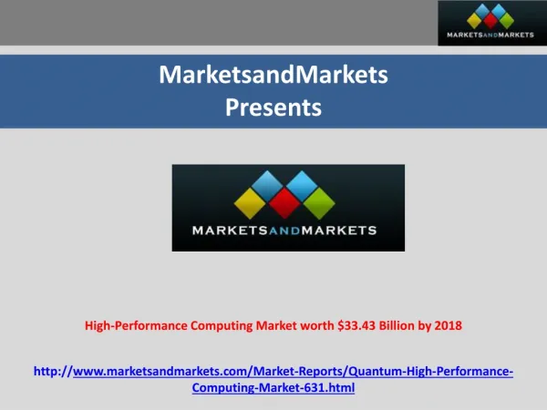 High-Performance Computing Market worth $33.43 Billion by 20