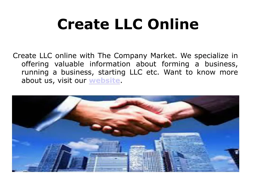 create llc online