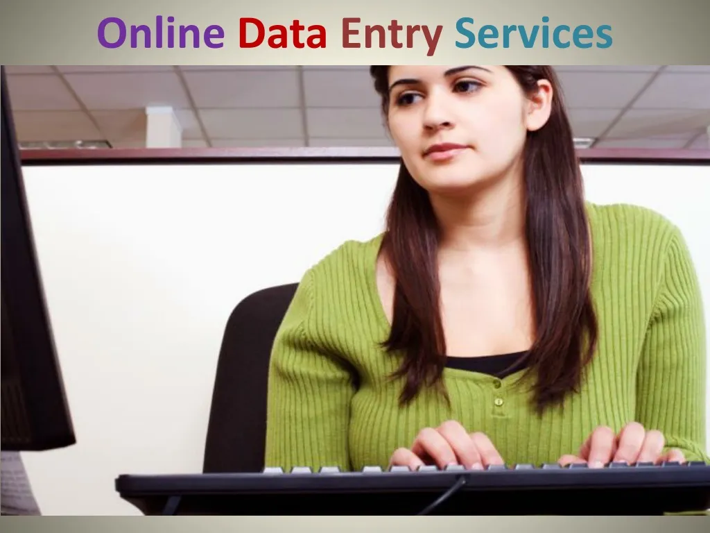 online data entry services
