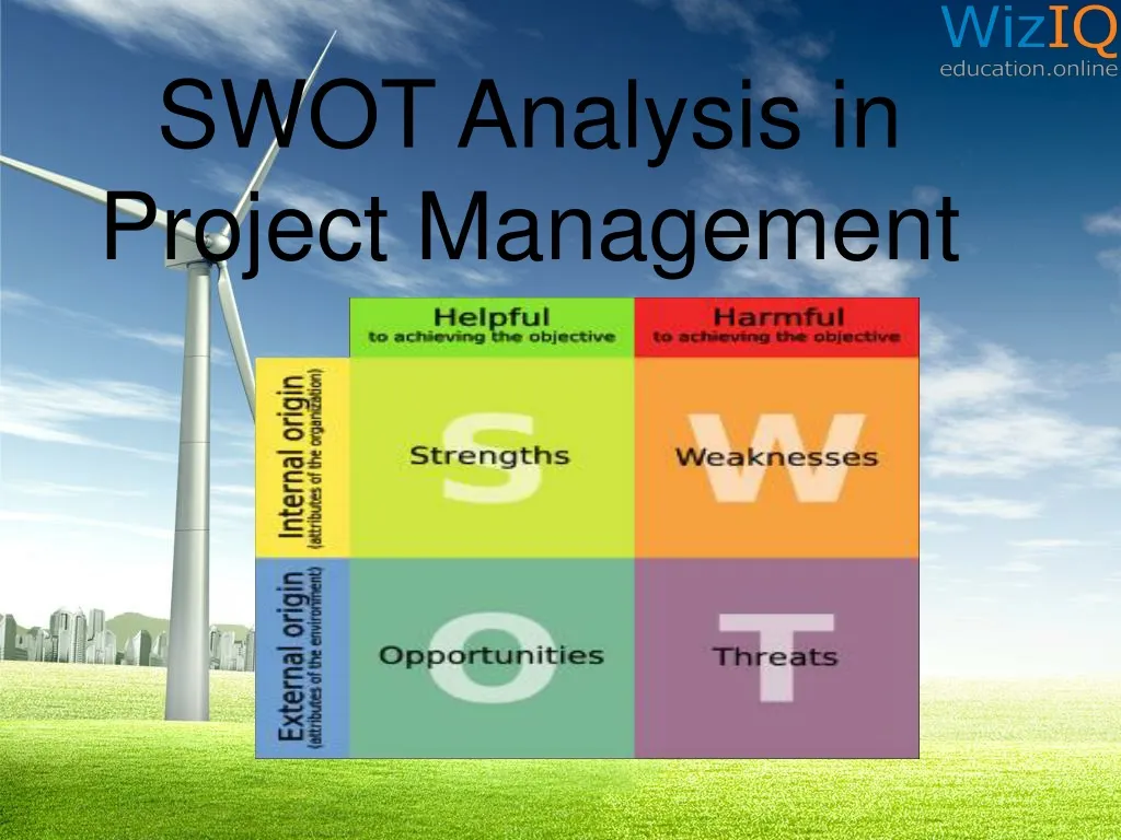 swot analysis in project management