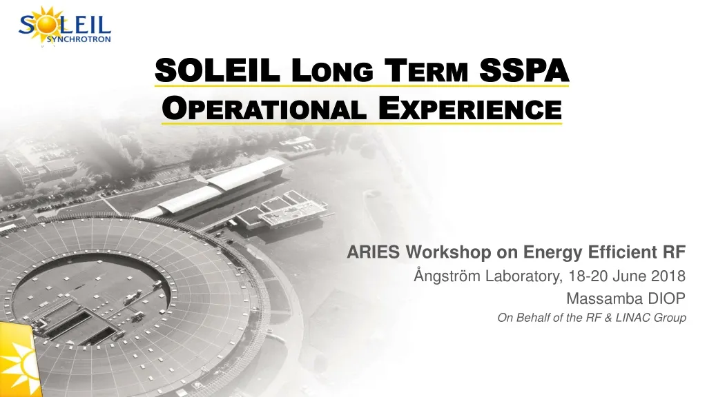 soleil long term sspa operational experience