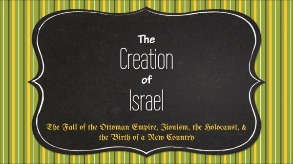 Creation Israel