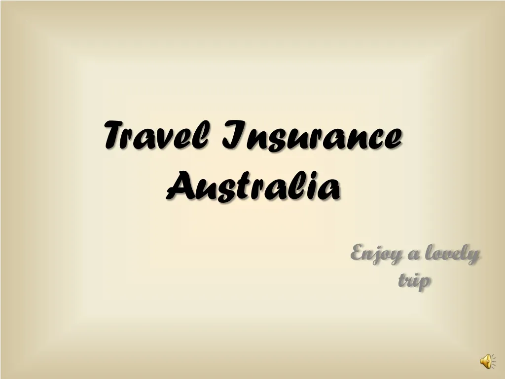 travel insurance required for australia