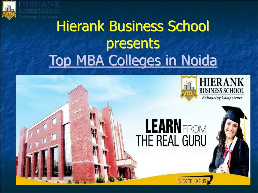 hierank business school presents top mba colleges in noida