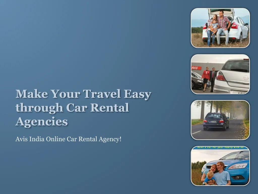 make your travel easy through car rental agencies