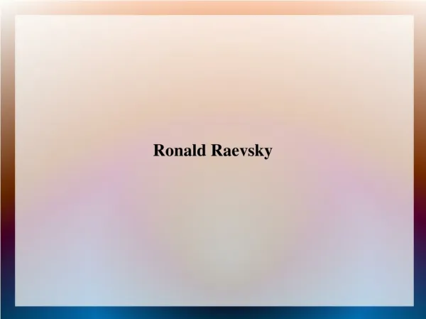 Ronald Raevsky