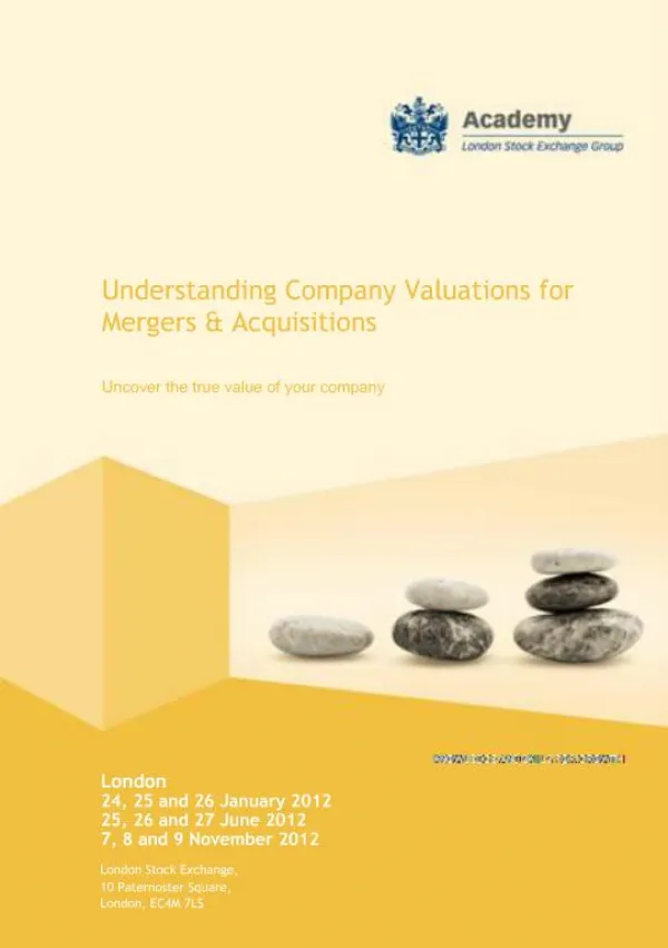 Understanding Company Valuations for Mergers Acquisitions
