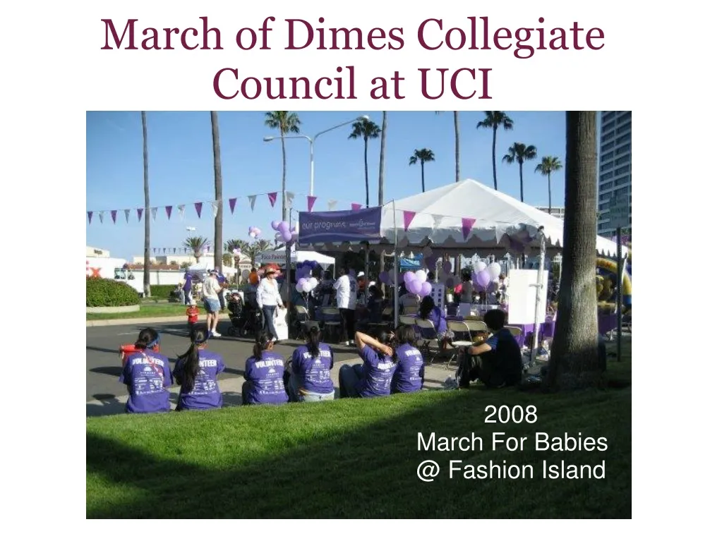 march of dimes collegiate council at uci