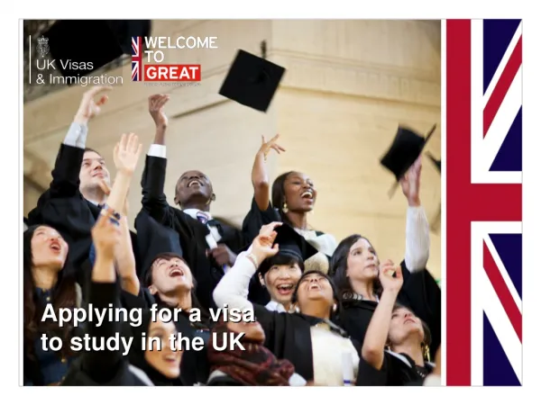 Applying for a visa to study in the UK