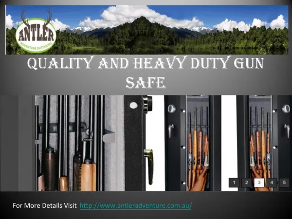 Best Gun Safes for Sale in Australia