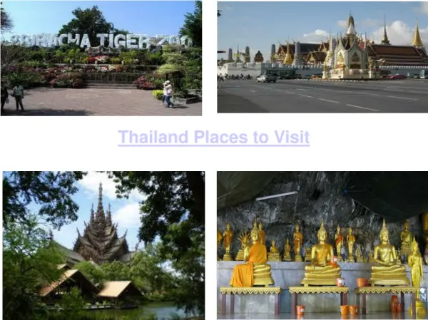 Thailand Places to Visit