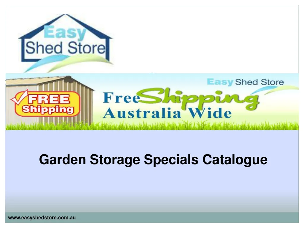 garden storage specials catalogue