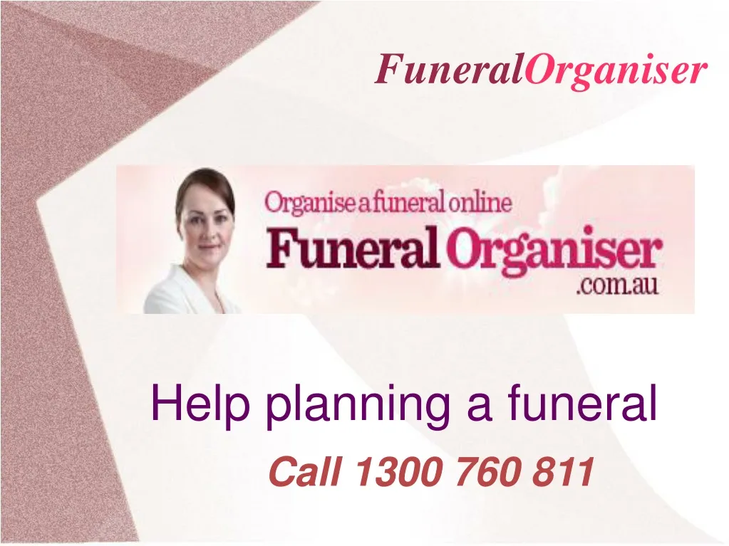 funeral organiser