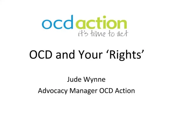 OCD and Your Rights