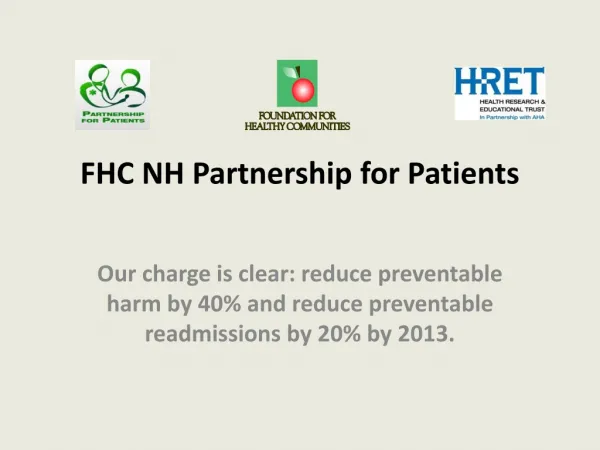 FHC NH Partnership for Patients