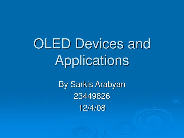 OLED_Devices_and_Applications