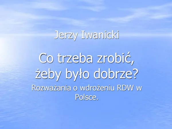 Jerzy Iwanicki