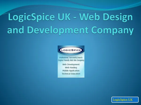 LogicSpice UK - Web design and Development Compan