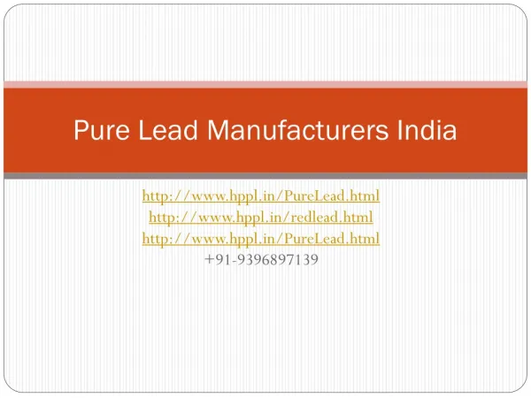 Lead Alloy, Lead Alloy Manufacturers, Lead Alloy Manufactur