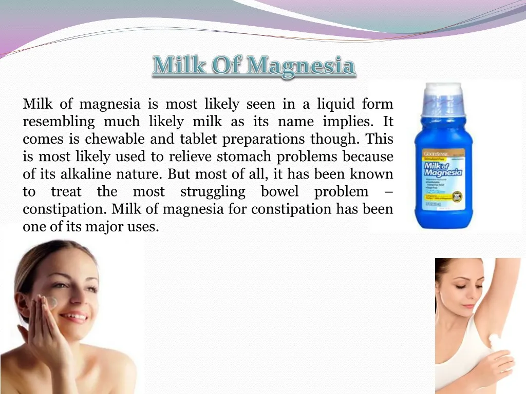Milk Of Magnesia During Pregnancy: Benefits And Side Effects