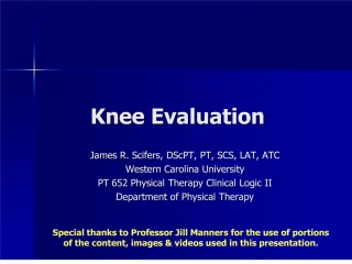 PPT - 2000 IKDC SUBJECTIVE KNEE EVALUATION FORM PowerPoint Presentation ...