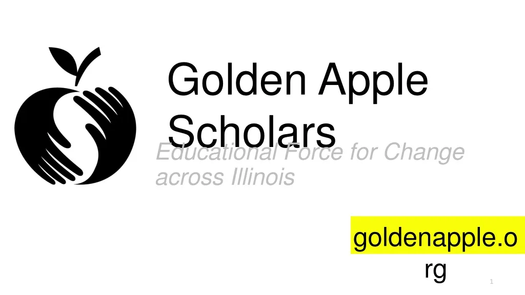 golden apple scholars