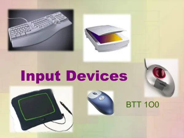 Input Devices