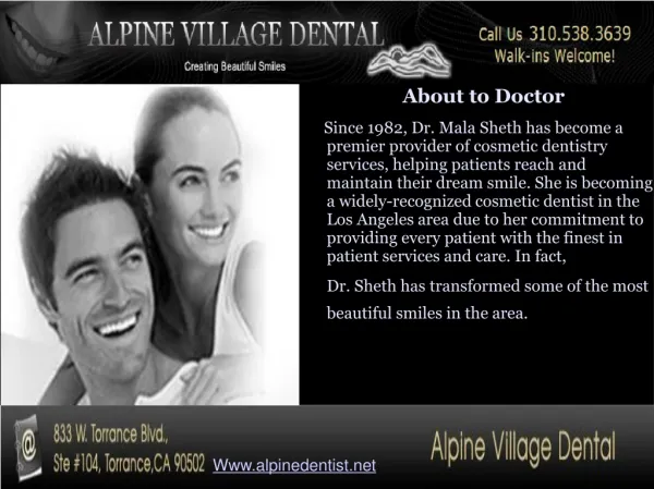 Alpine Village Dental – Torrance CA
