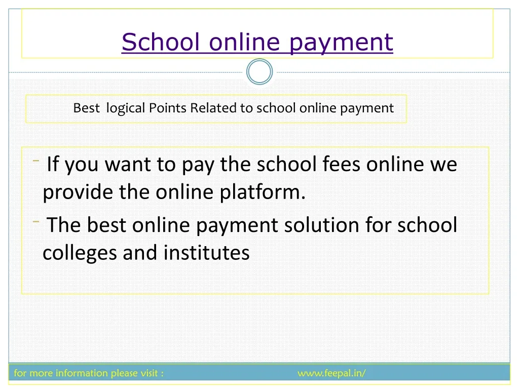school online payment