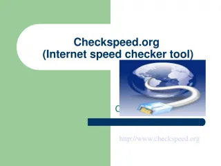 check itnernet speed - slide 1
