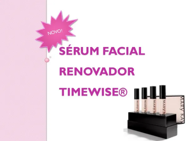 S rum Facial Renovador TimeWise