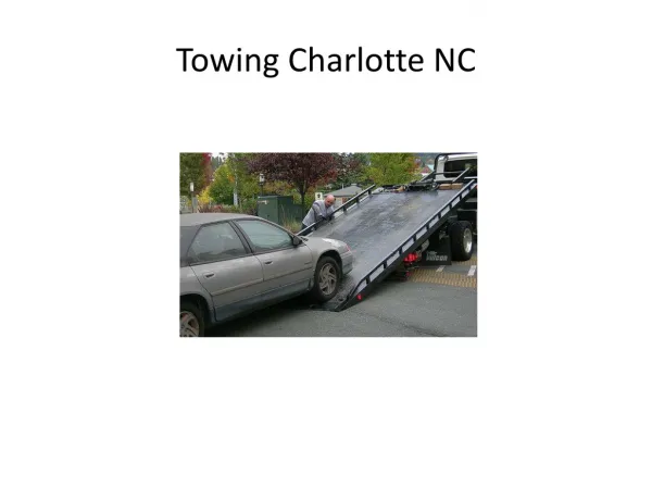 towing charlotte nc