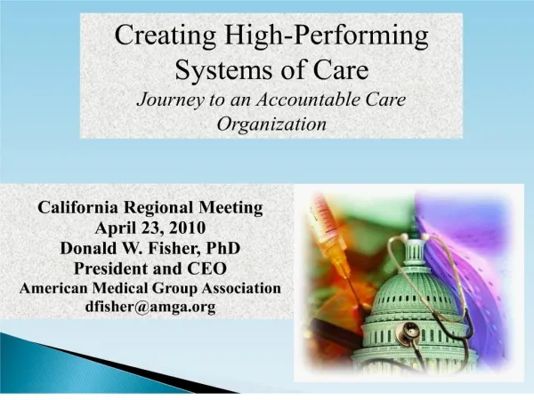 Creating high performance systems of care