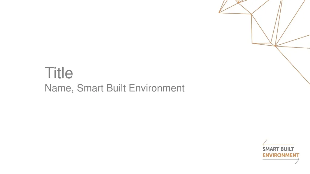 title name smart built environment